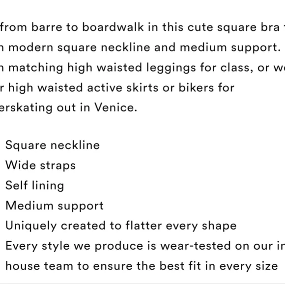 Spacedye square bra - Picture 5 of 8